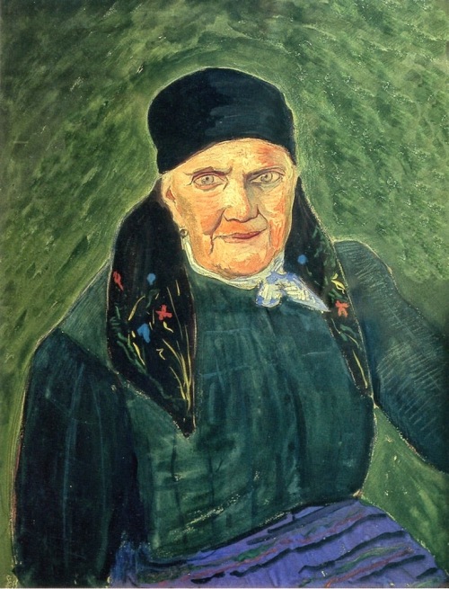 Marianne von Werefkin - Portrait of Rosalia Leiss